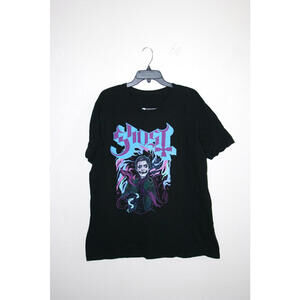 GHOST Band Tobias Forge Blue and Purple Logo T-Shirt Size 2XL
